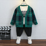 Toddler Boys Sweater Boys' Knitted Cardigan Sweater Thin Spring and Autumn