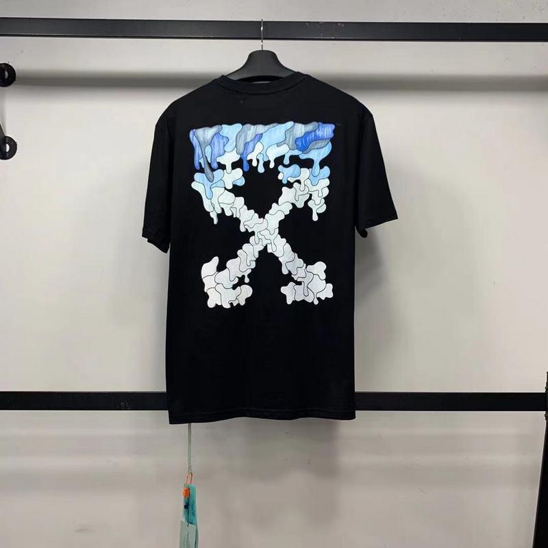 Off White T Shirt Short Sleeve Men's Women's Coat Cotton Tshirt Owt