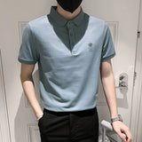 Men Short Sleeve Polo Shirt for Summer T-Shirt