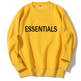 Fear Of God Fog Sweatshirt Essentials Double Line Brushed Hoody Tide Brand Letters