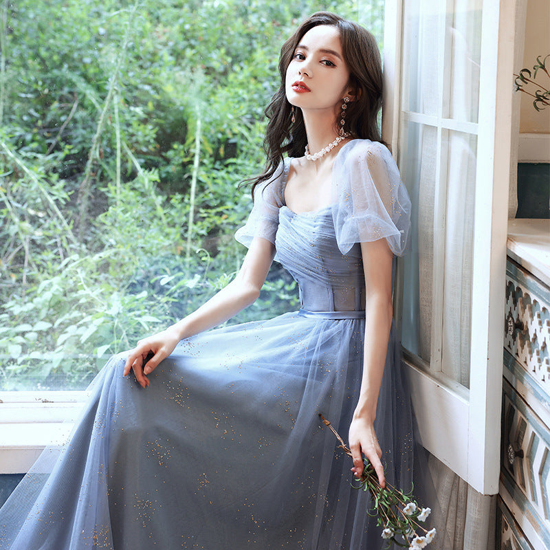 Prom Dresses Banquet Evening Dress for Women Summer Elegant Graceful Super Fairy Long Birthday Host Evening Dress