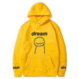 Dreamwastaken Men's Novelty Hoodies Dream Merch Shirt 2D Printed Casual Fashion Loose Hooded Sweater