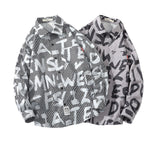 Men's Shirts Printed Long Sleeve Shirt