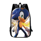 Sonic Backpack Sonic School Bag for Elementary School Students Cartoon Backpack