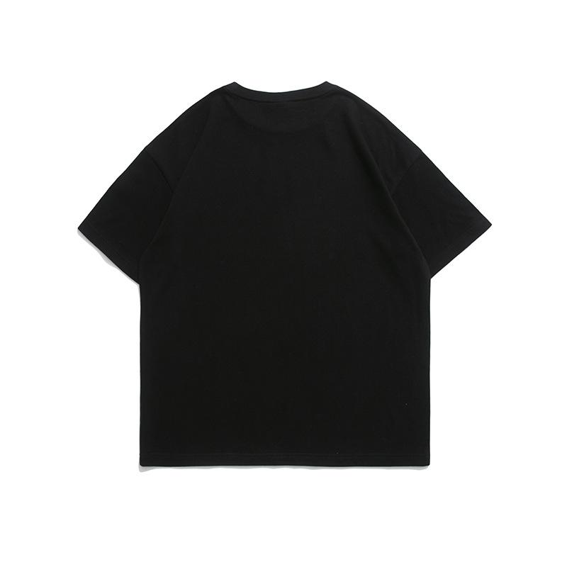 Men T Shirt Summer Casual Tops Men's Clothes Summer Wear Vintage Men's round Neck Short Sleeve Casual Loose Letter Printed T-shirt