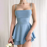 Emily Ratajkowski Dress Sexy Backless Lace up Slip Dress