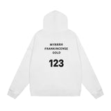 Rrr123 Hoodie Saint Baby Pattern Hooded Sweater for Men and Women