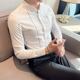 Men Shirts Light Business Men's Long-Sleeve Shirt