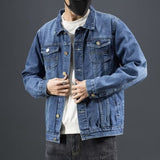 Denim Shirts Spring and Autumn Men's Denim Coat
