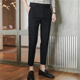 Men Trousers Men's Casual Pants Embroidered Trousers