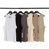 Fog Essentials Vest Fear Of God Essentials Letter Vest Men and Women Fog Couple T-shirt