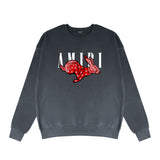 Amiri Sweatshirt Amiri Crew Sweatshirts Crew Neck Sweater