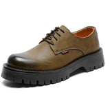 Indo Western Shoes British Style Thick Bottom Youth Men's Shoes
