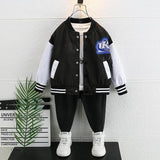 Toddler Boys Jackets Boy's Autumn Coat Children's Baseball Uniform