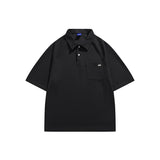 Man Summer T Shirt Irregular Pocket