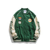 Letterman Jacket Outfit Senior Jackets Varsity Baseball Coat Spring and Autumn Loose Casual Jacket Men's Top