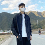 Denim Shirts Denim Long-Sleeved Shirt Men's Loose Spring Autumn Wear Casual Jacket