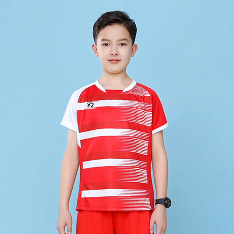 Cricket T Shirt Children's Badminton Clothing Boys Quick-Drying T-shirt Girls Table Tennis Wear