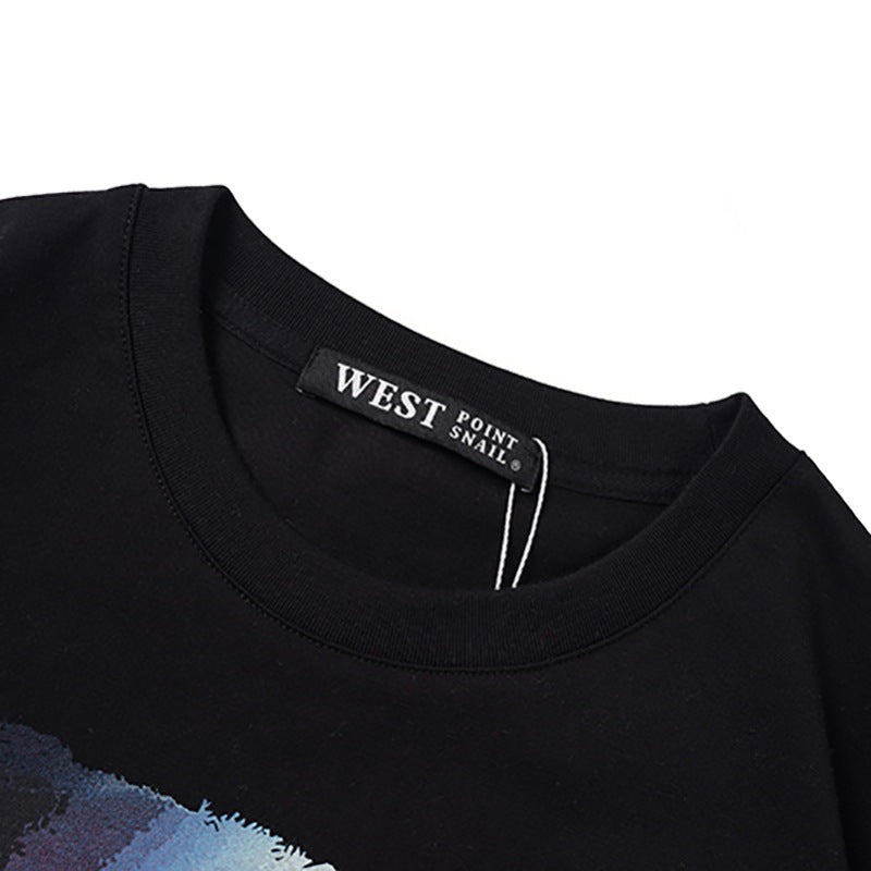 Charlie Luciano T Shirt Pinocchio Pattern Loose