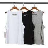 Fog Essentials Vest Fear Of God Essentials Letter Reflective Vest Men and Women Couple Sleeveless T-shirt