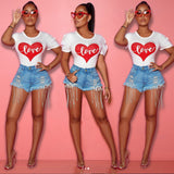 Women Plus Size Denim Shorts