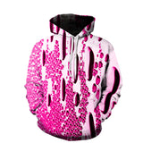 Drippy Hoodies Autumn Hoodie Blue Water Drop Series 3D Digital Baseball Uniform