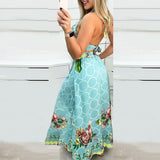 Women Bohemian Dress Women's Sexy Slim Fit Two-Piece Suit