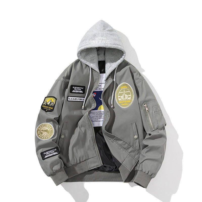 Varsity Jacket Spring and Autumn Embroidered Baseball Uniform