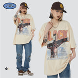 Blackair T Shirt Vintage Summer Short Sleeve T-shirt