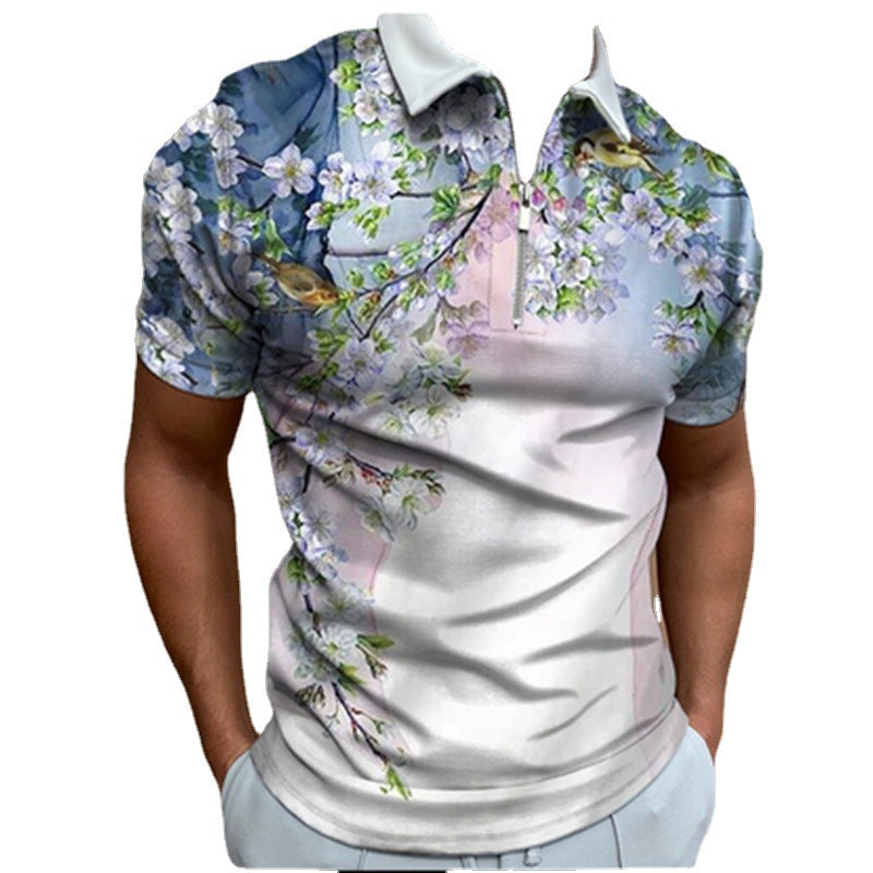 Polo Shirt Men's Spring and Summer Polo Shirt