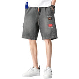 Nasa Shorts Denim Shorts Boys Summer Trendy Student Straight Pants