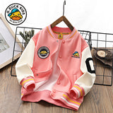 Children Baseball Jacket Jacket Girls' Spring and Autumn Clothing Baseball Uniform
