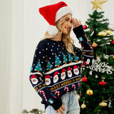 Black Christmas Sweater Christmas Tree Sweater Ice Man Thick Sweater