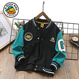 Children Baseball Jacket Jacket Girls' Spring and Autumn Clothing Baseball Uniform