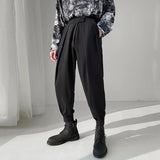 Men Suit Pants Casual Suit Pants Loose Harem Pants