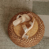 Nude Block Heel Sandals