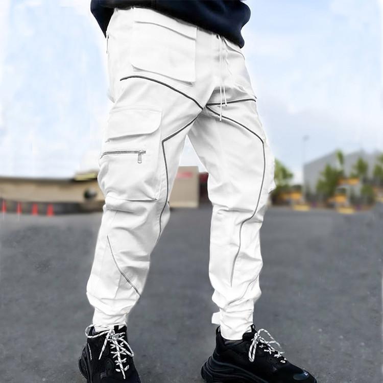 jogging shorts for men Slim Fit Muscle Gym Men Shorts Fall Casual Pants Men's Multi-Pocket Overalls Loose Straight Outdoor Running Trousers