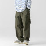 Men Cargo Pants Men's Overalls Men's Spring Loose Casual Pants