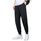 Men Pant Summer Black Sports Pants
