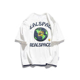 Men T Shirt Summer Casual Tops Men's Men's round Neck Short Sleeve Casual Loose Puff Print Fake Two Pieces