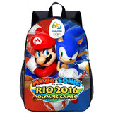 Shadow Backpack Sonic Schoolbag for Elementary School Students