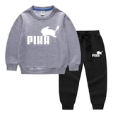 Children Pokemon Pikachu Hoodie & Pant Set Two-Piece Cotton Sweater Set