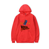 Back to the Future Costume Autumn and Winter Printed Pattern Hooded Sweater Women's