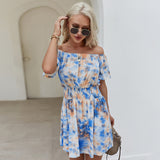 Abstract Bodycon Dress Tie-Dye Dress