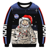 Black Christmas Sweater Crew Neck Sweater 3D Printed Sweater