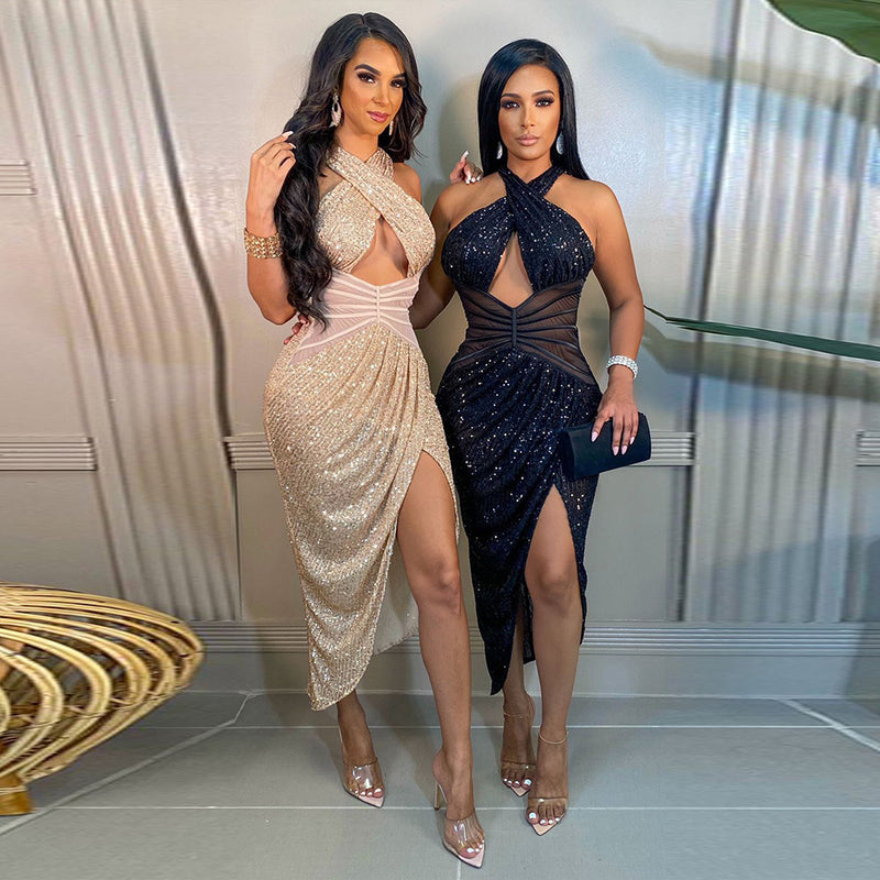 Emily Ratajkowski Dress Elegant Evening Dress Halter Dress