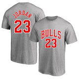 Chicago Bulls T Shirt Training Wear Round Neck Short Sleeve