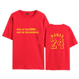 In Memory of Kobe T Shirt Spring Leisure Trendy Fashion Men and Women Short Sleeve