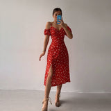 Beth Dutton Yellowstone Dresses Summer Spring Midi Dresses Sexy V-neck Wooden Ear Strapless Dress French Strap Dress