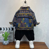 Toddler Boys Jackets Boys' Denim Jacket Spring and Autumn Children
